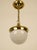 A beautiful example of Viennese Late Jugendstil, This pendant lamp has been completely restored. The finish on the brass...