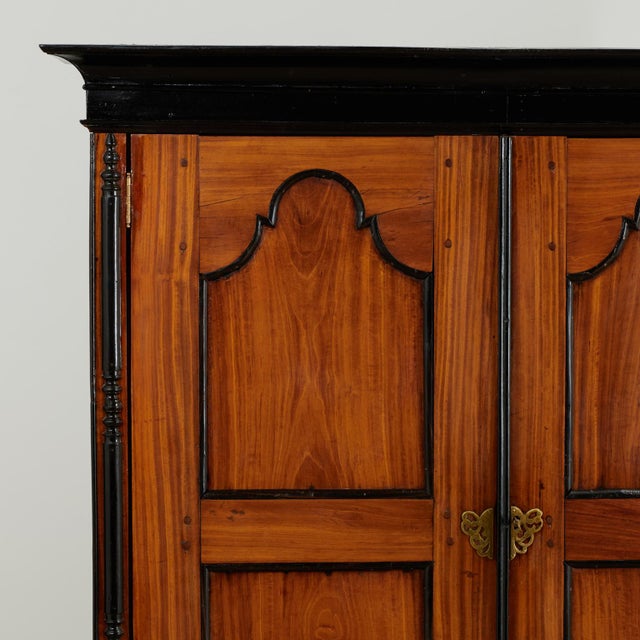Late 19th Century Antique Ceylonese Colonial Cupboard For Sale - Image 5 of 16