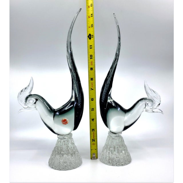 Murano Murano Bird Figurines For Sale - Image 4 of 12