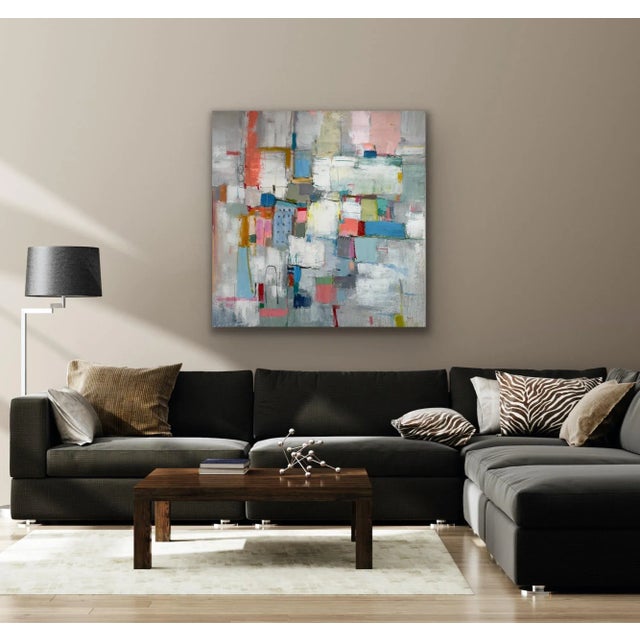 Contemporary Contemporary Abstract Original Oil Painting For Sale - Image 3 of 12