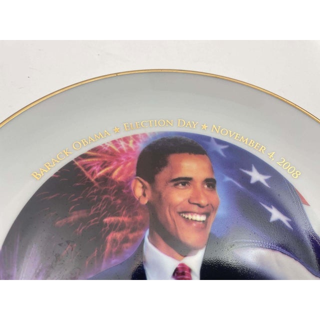 Barack Obama Historic Victory Collectible Plate Limited Edition 2008 For Sale - Image 14 of 14