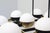 Stilnovo Vintage 12-Light Opal Glass and Metal Pendant Lamp from Stilnovo, 1958 For Sale - Image 4 of 18