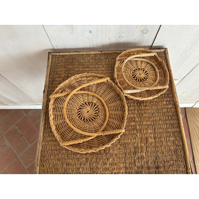 1980 Folding Baskets From People's Republic of China For Sale - Image 11 of 12