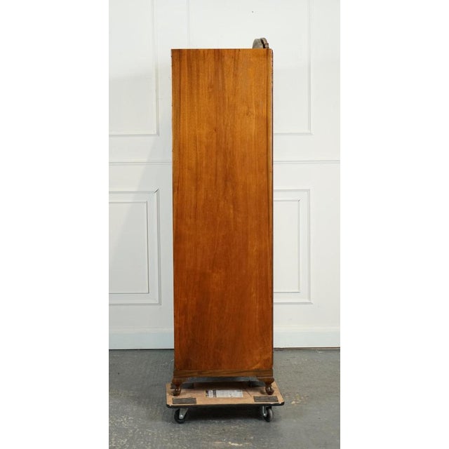 Large Art Deco Burr Walnut Wardrobe For Sale - Image 13 of 16