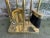 Vintage Modernist Brass Fireplace Tools - 5 Pieces For Sale - Image 10 of 10