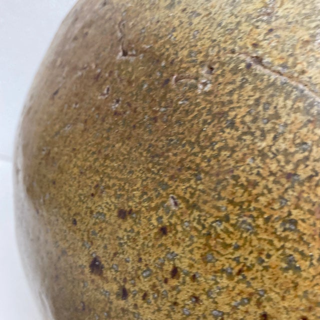 1980s Contemporary Pottery Vase For Sale - Image 5 of 7
