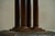 Gold Art Deco Pedestal Table in Walnut, Oak and Brass from De Coene Frères, Belgium, 1930s For Sale - Image 8 of 14