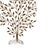 Early 20th Century Vintage Gilded Metal Arquitectural Tree. For Sale - Image 5 of 5