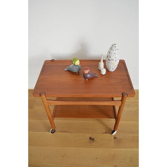 Andreas Tuck Serving Car at 48 by Hans Wegner for Andreas Tuck, 1960s For Sale - Image 4 of 18