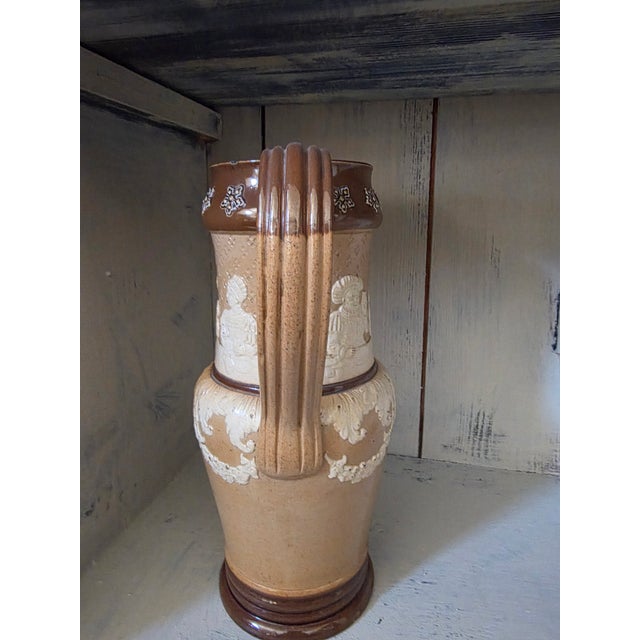 19th Century Doulton Salt Glazed Beer Mug For Sale - Image 5 of 7