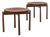 Swedish Solid Teak Flip-Top Tables in the Manner of Jens Quistgaard For Sale