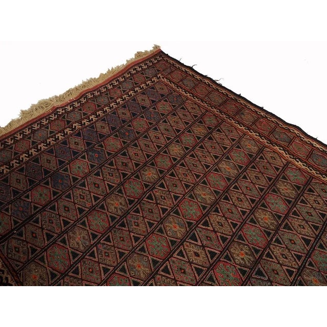 Textile Vintage Tribal Kilim Rug, 1950s For Sale - Image 7 of 13