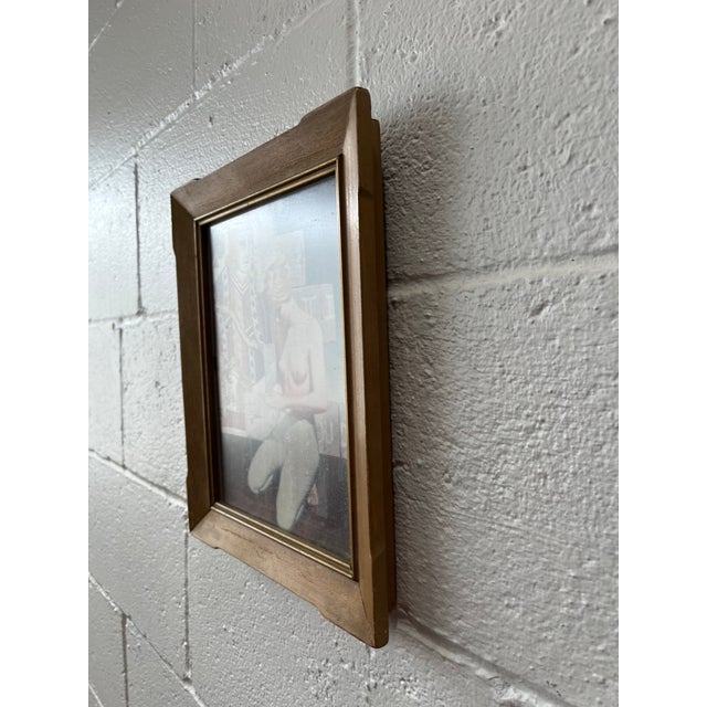 1970s Surrealist Figural Collage Photograph in Gilt Wood Frame, Postmodern Nude For Sale In New York - Image 6 of 8