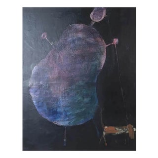 English Artist, Surrealist Composition, 1960, Oil on Canvas For Sale