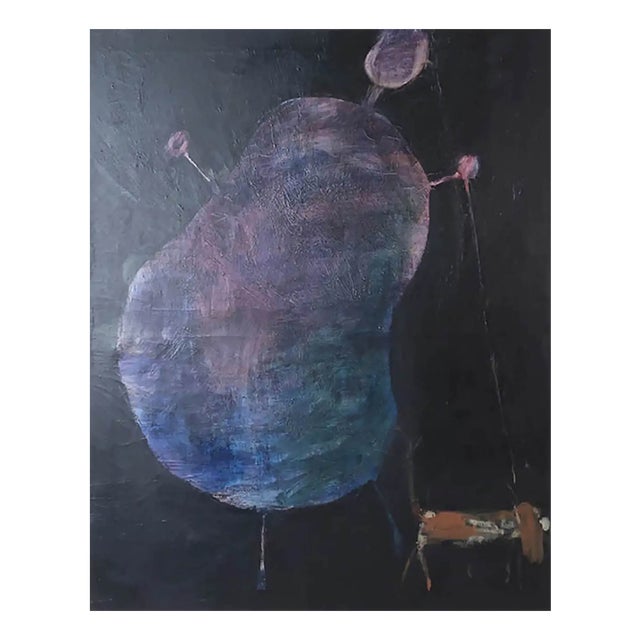 English Artist, Surrealist Composition, 1960, Oil on Canvas For Sale