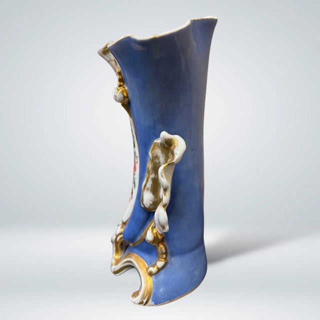 19th Century Old Paris Porcelain Vase For Sale - Image 4 of 7