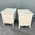 1980s Boho Chic Wicker Glass Top Nightstands - A Pair For Sale - Image 5 of 8