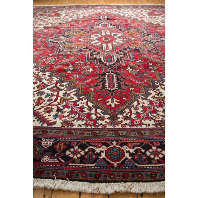 Vintage Mehrivan Square Carpet - 11'3" x 11'10" For Sale - Image 9 of 10
