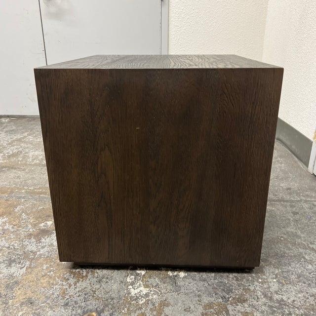 Restoration Hardware Machinto Closed Nightstand Chairish