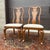 A pair of vintage Thomasville Winston Court collection Traditional Queen Anne solid cherry dining chairs. American made....