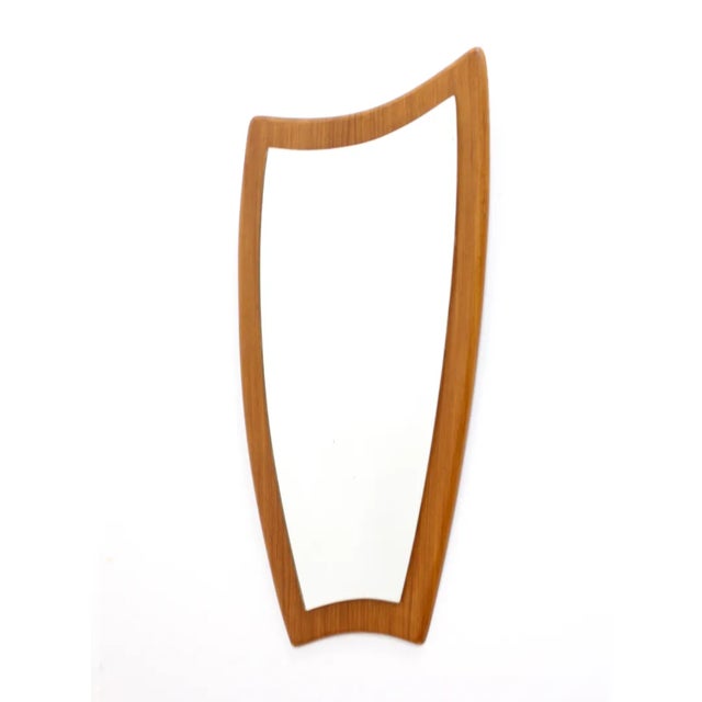 Vintage 1960s Asymmetrical Wall Mirror For Sale - Image 4 of 8