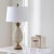 Modern Table Lamp Antique Cream & Brown - a Pair For Sale - Image 3 of 8