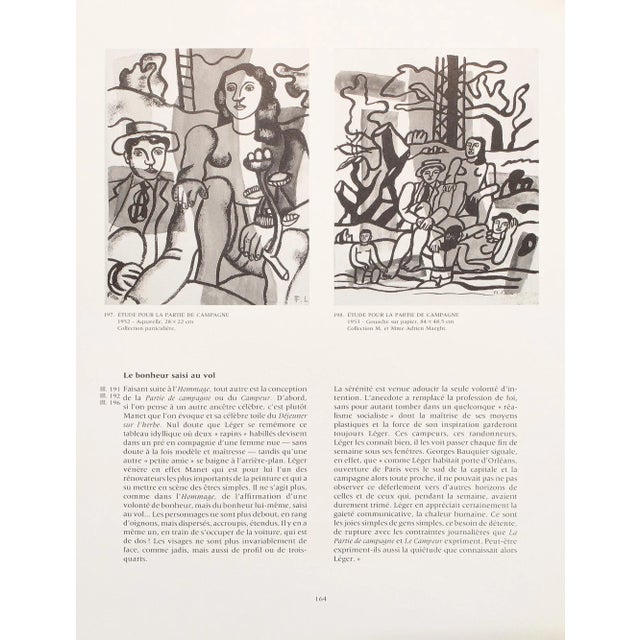 1990 After Fernand Leger "The Campers", Full-Color Parisian Print For Sale In Dallas - Image 6 of 9