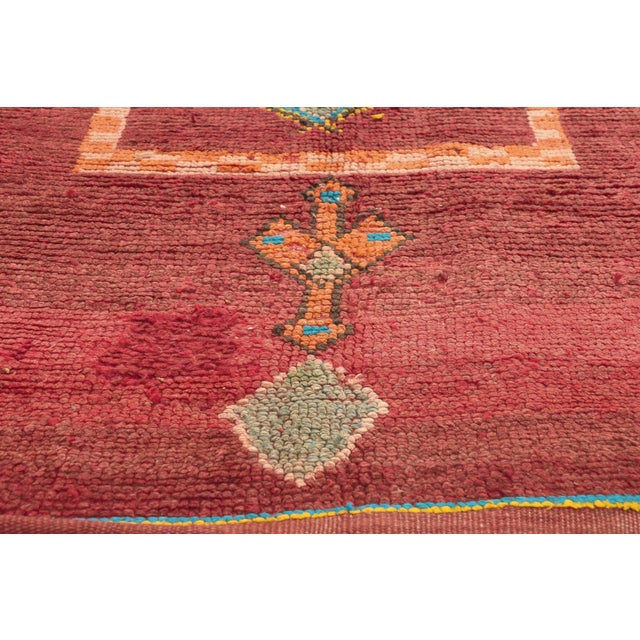 Late 20th Century Vintage Taznakht Moroccan Rug, 06'07 X 09'10 For Sale - Image 5 of 10