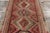 An ode to the Kayseri family of rugs, a 5x11 vintage Kilim in high-quality wool originating from Turkey between 1940-1950...