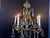 Antique French Brass & Crystal Birdcage Chandelier – 5 Light For Sale - Image 10 of 17