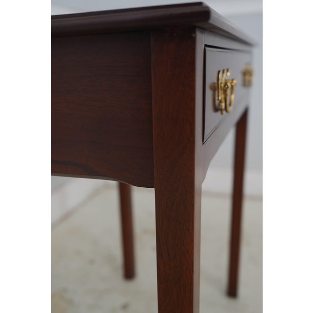 Stickley Colonial Williamsburg Wa-1014 Mahogany Gloucester Side Table For Sale - Image 15 of 18