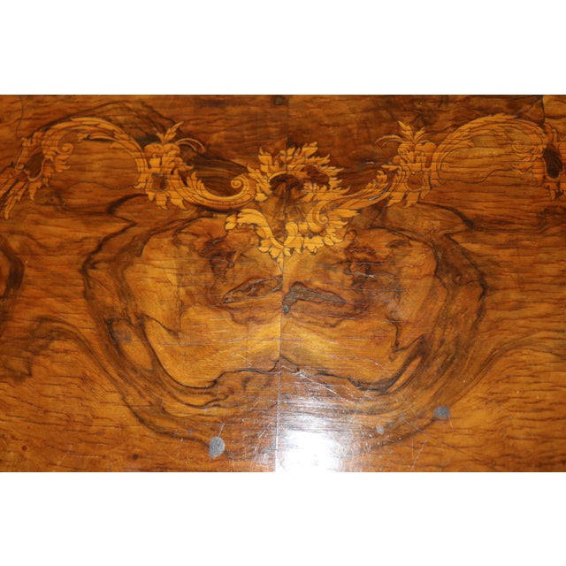 1920's Adams Style Paint Decorated Server Console Table Demilune Sideboard For Sale - Image 11 of 13