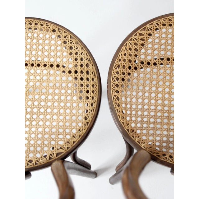 Antique Fmg Bentwood Chairs Pair For Sale - Image 11 of 12