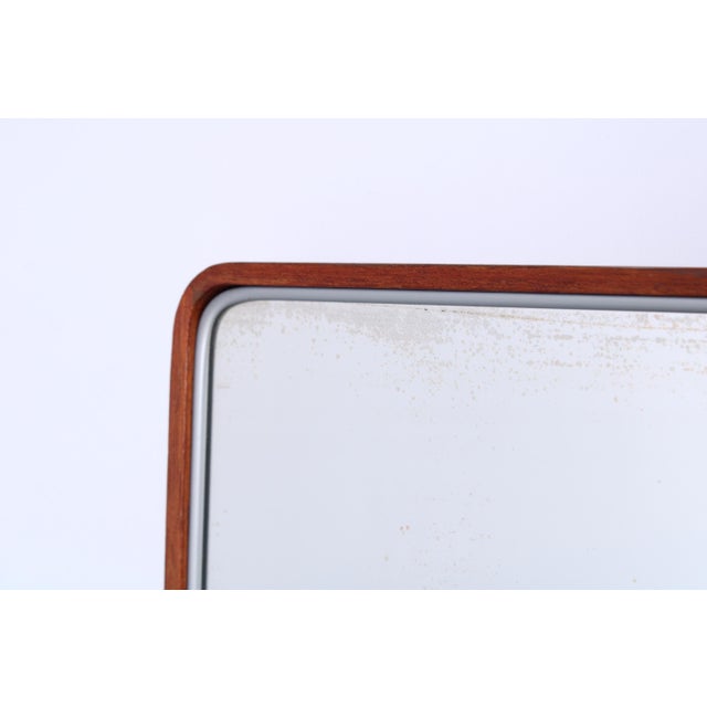 Brown Teak Euroika Console Mirror by Friso Kramer for Auping, 1960s For Sale - Image 8 of 17