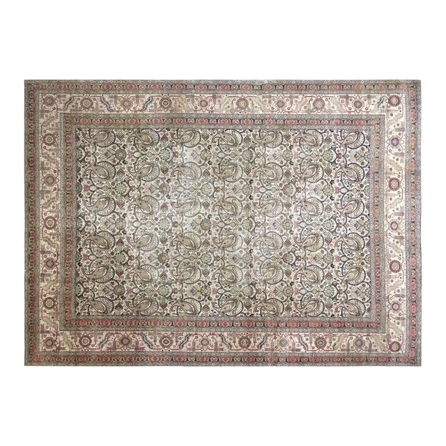 1940s Persian Tabriz Rug For Sale