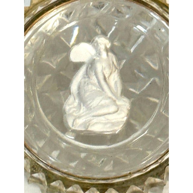 French Baccarat Crystal Patch Box with Sulfide Cameo of Psyche, 1840-1860 For Sale - Image 12 of 18