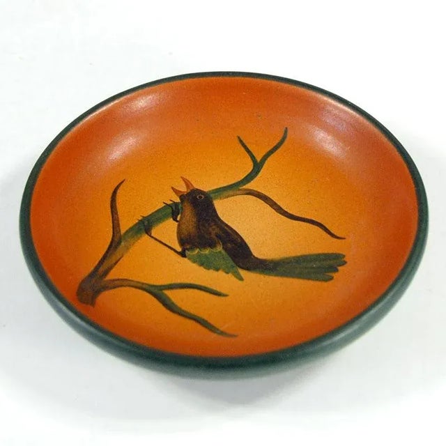Vintage Art Nouveau Danish Ceramic Plate by Ipsen, 1920s For Sale - Image 3 of 7