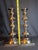 Antique Polish Judaica Silver Plated Shabbat Candlesticks Chaim Grun Warsaw 12" For Sale - Image 18 of 18