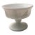 Vintage Milk Glass Petite Mid Century Pedestal Vase For Sale