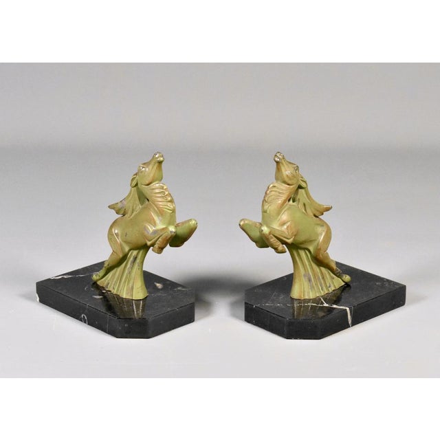 Pair of Art Deco Ibex Bookends, 1930s For Sale - Image 12 of 16
