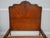 French Pair of French Style Marquetry Inlaid Satinwood Twin Beds For Sale - Image 3 of 16