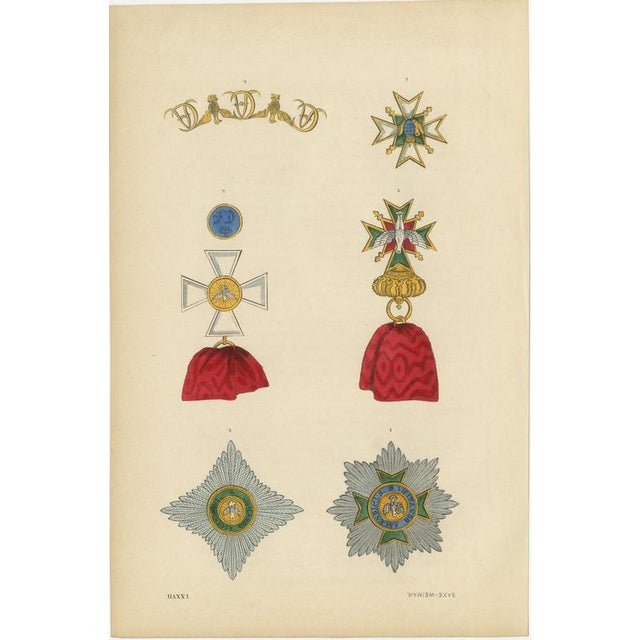 Order of the White Falcon, 1844, Paper For Sale - Image 3 of 9