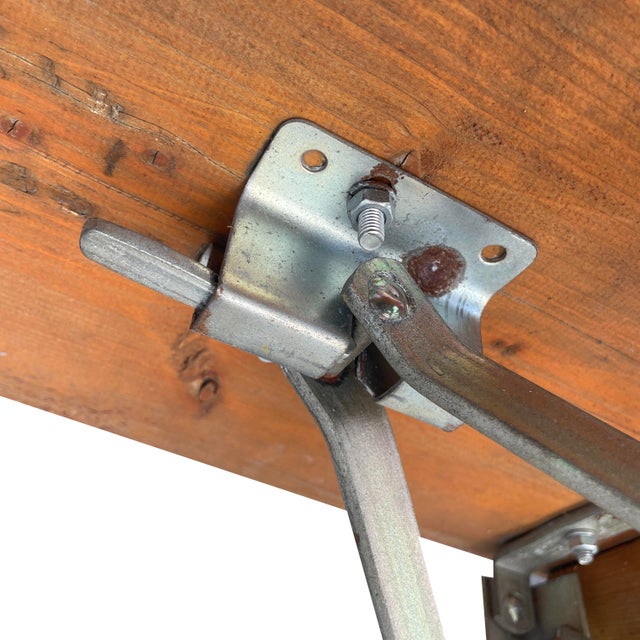 Vintage Austrian Beer Hall Folding Bench For Sale In New York - Image 6 of 8