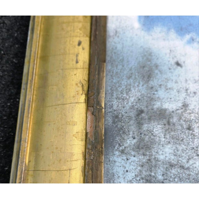 Late 18th Century 18th Century 75" Tall Heavily Foxed Mercury Neoclassical Mirror For Sale - Image 5 of 15