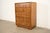 Mid-Century Modern Drexel Heritage Mid-Century Modern Hollywood Regency Campaign Walnut Highboy Dresser, 1970s For Sale - Image 3 of 15