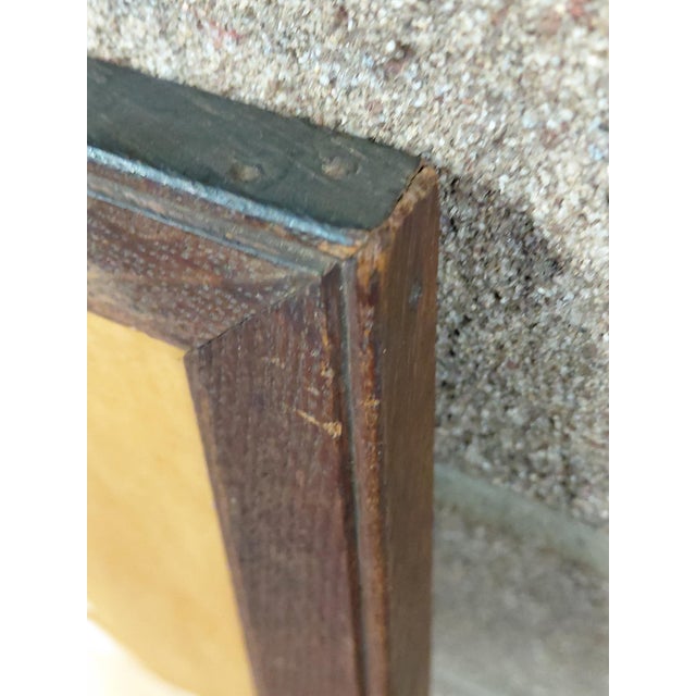 Antique Painting on a Porcelain Plaque of a Man and Child For Sale In Greensboro - Image 6 of 10