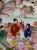 Vintage 7" Japanese Kutani Hand-Painted Porcelain Plate With Geishas & Lanterns For Sale - Image 9 of 12