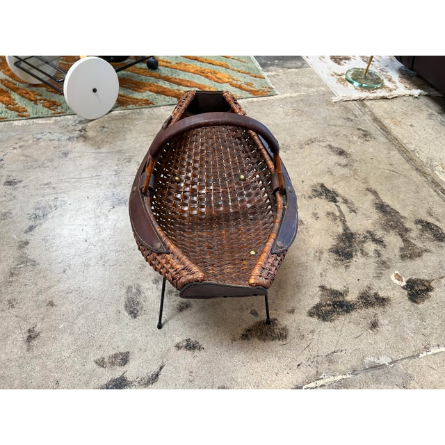 1970s Mid Century Italian Journal Rack 1970s For Sale - Image 5 of 7