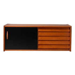 1960s Nils Jonsson Teak Wall Console For Sale