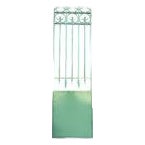 19th Century French Garden Gate with New Powdercoat For Sale